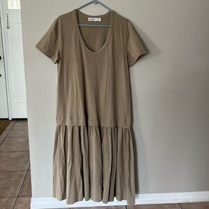 NWOT Free People Beach Cotton Oversized Midi Dress